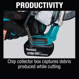 Makita 18V LXT Cordless 5-3/8 in. Metal Cutting Saw Kit with 2 5.0 Ah Batteries and Rapid Optimum Charger thumbnail 8