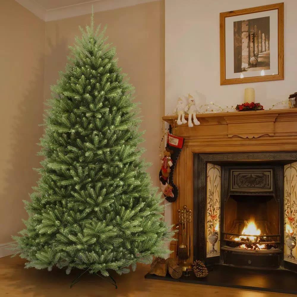 National Tree Company 6.5 ft. Dunhill Fir Hinged Artificial Christmas Tree with Metal Stand