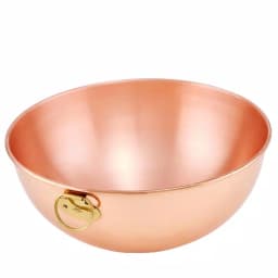 Old Dutch 5.5 Qt. Solid Copper Beating Mixing Bowl thumbnail 1