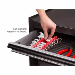 TEKTON 8-Tool Store-and-Go Stubby Wrench Rack Keeper, Red thumbnail 6