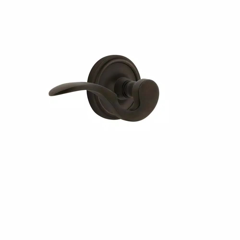 Nostalgic Warehouse Classic Rose Manor Passage Lever, Oil-Rubbed Bronze