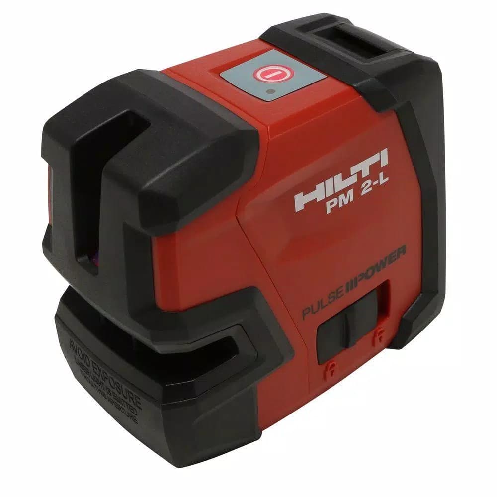 Hilti PM 2-L Line Laser Level, 100 ft. Range, Red Beam, Self-Leveling