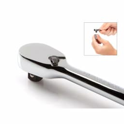 Tekton 1/4 Inch Drive x 6 Inch Ultra-Compact 90-Tooth Ratchet thumbnail 4