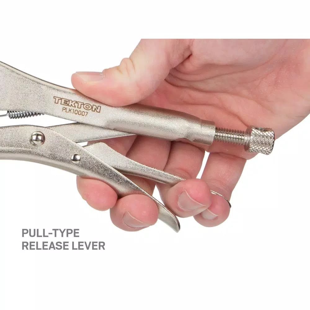 TEKTON 7 in. Curved Jaw Locking Pliers, 4-Pack
