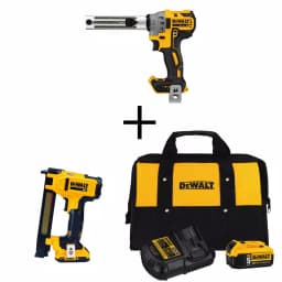 DEWALT 20V MAX XR Brushless Cable Stripper and Stapler Kit with (1) 5.0Ah & (1) 2.0Ah Battery thumbnail 1