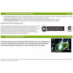 Pelican Water PUV-B Replacement UV Lamp for PUV-Basic and PUV-8 Disinfection Systems thumbnail 3