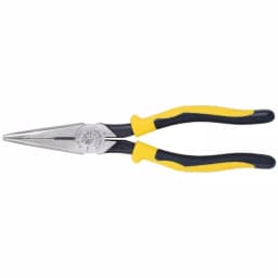 Klein Tools 8 in. Journeyman Heavy Duty Long Nose Side Cutting Pliers thumbnail 1