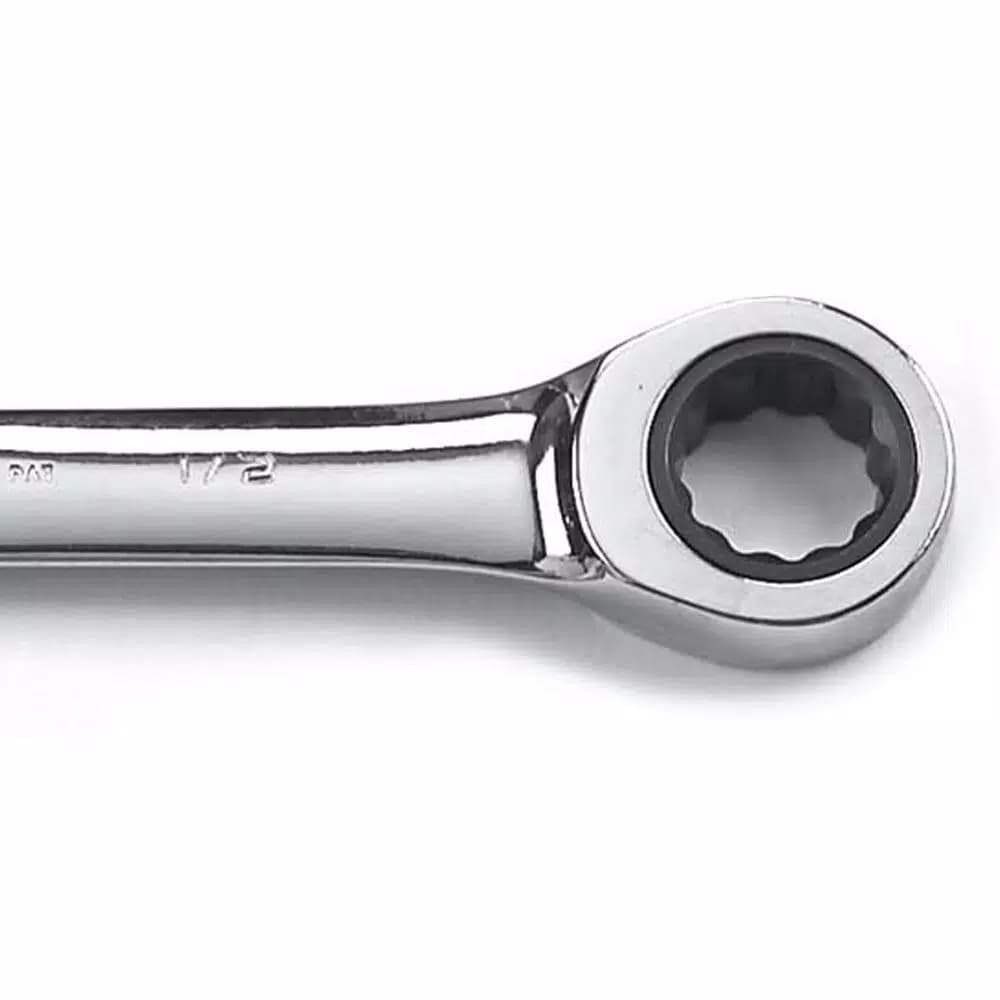 GearWrench 7/16 in. x 1/2 in. Double Box Ratcheting Combination Wrench