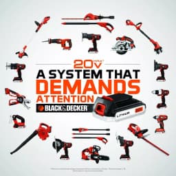BLACK+DECKER 20V MAX 18 in. Cordless Pole Hedge Trimmer, Tool Only thumbnail 8