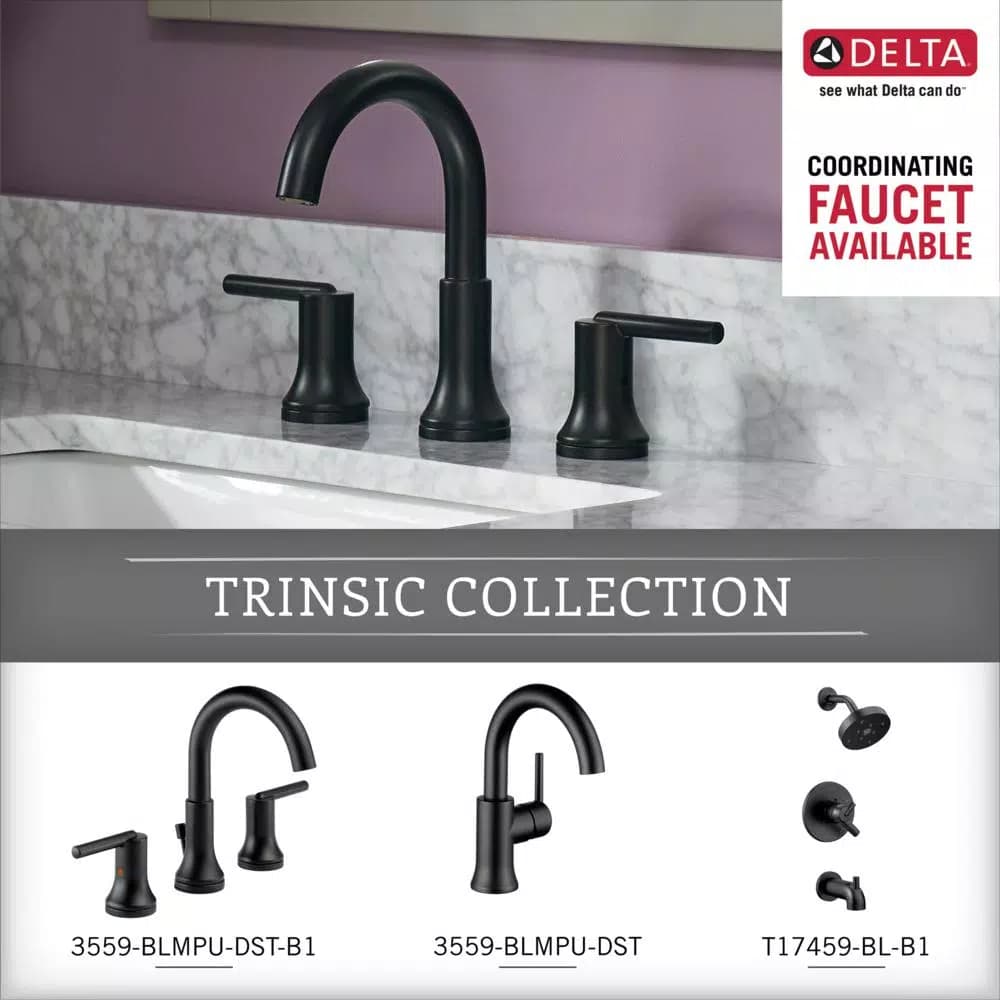Delta Trinsic 30 in. Towel Bar, Matte Black