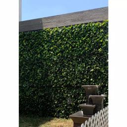 Greensmart Decor 40 in. x 80 in. Artificial Lemon Leaf Lattice Privacy Screen thumbnail 9