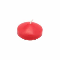 Zest Candle Ruby Red Floating Candles, 1.75 in. Diameter (Box of 24) thumbnail 1