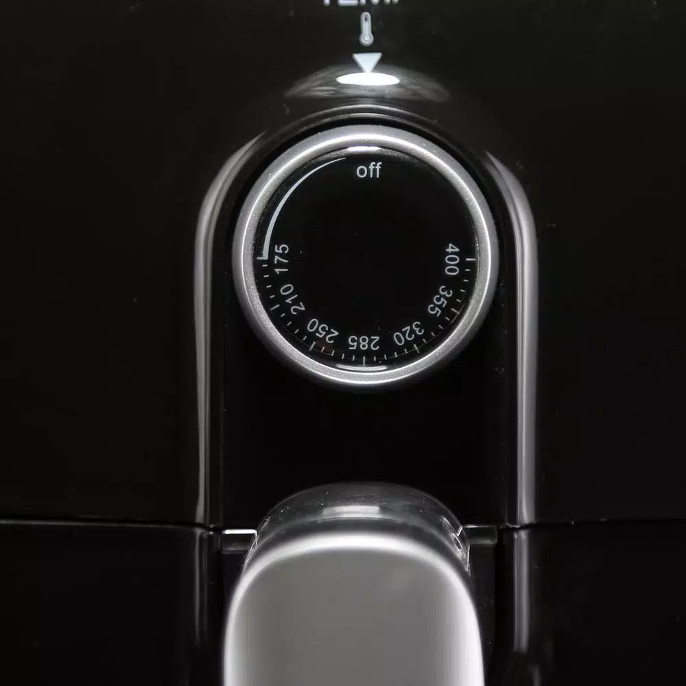 Professional Series Cool Touch 3.38 Qt. Air Fryer, 1500W Compact Countertop Fryer - Black