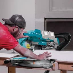 Makita 10 in. Dual-Bevel Sliding Compound Miter Saw, 18V X2 LXT Brushless Cordless (Tool Only) thumbnail 3