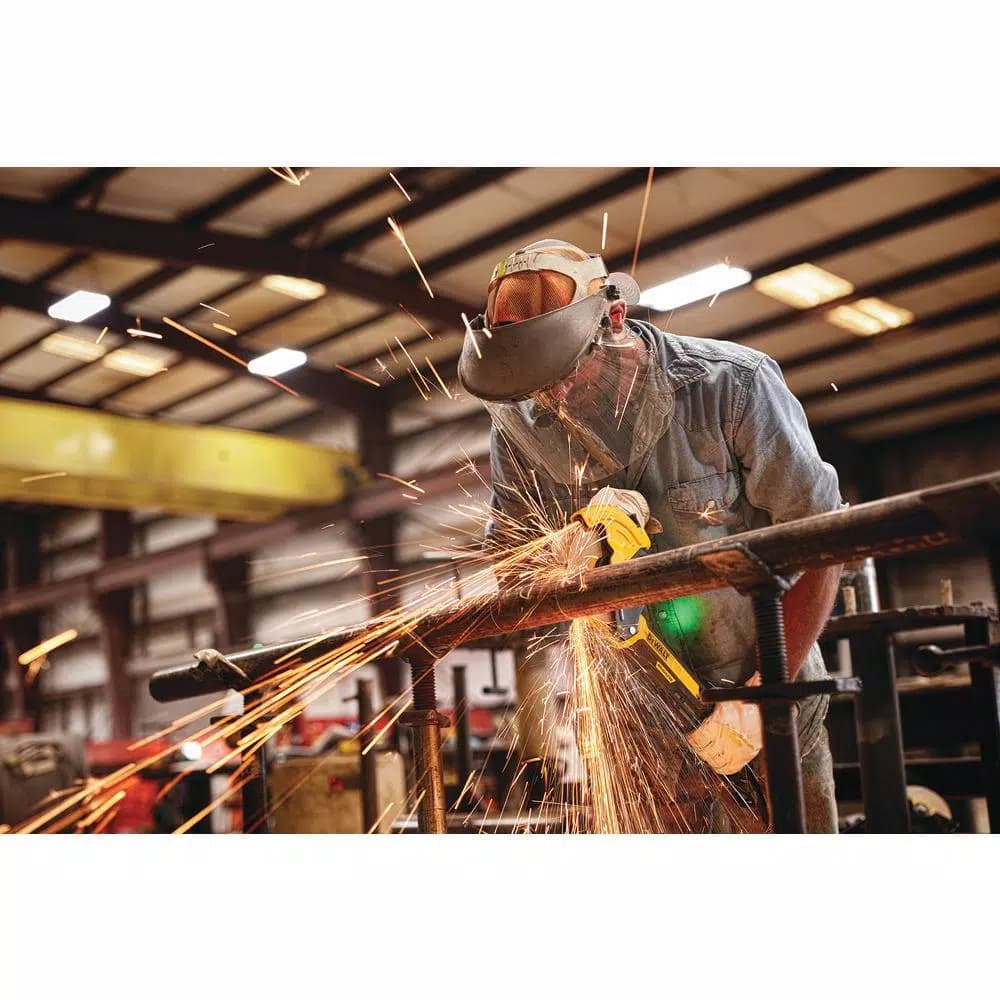 DEWALT 13 Amp Brushless 6 in. Corded Angle Grinder with Adjustable Cut-Off Guard