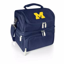ONIVA Pranzo Michigan Wolverines Navy Insulated Lunch Bag with Utensil Set thumbnail 1