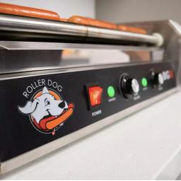 Funtime 306 sq. in. Stainless Steel Hot Dog Roller Grill, Commercial Grade Countertop Specialty Grill thumbnail 3