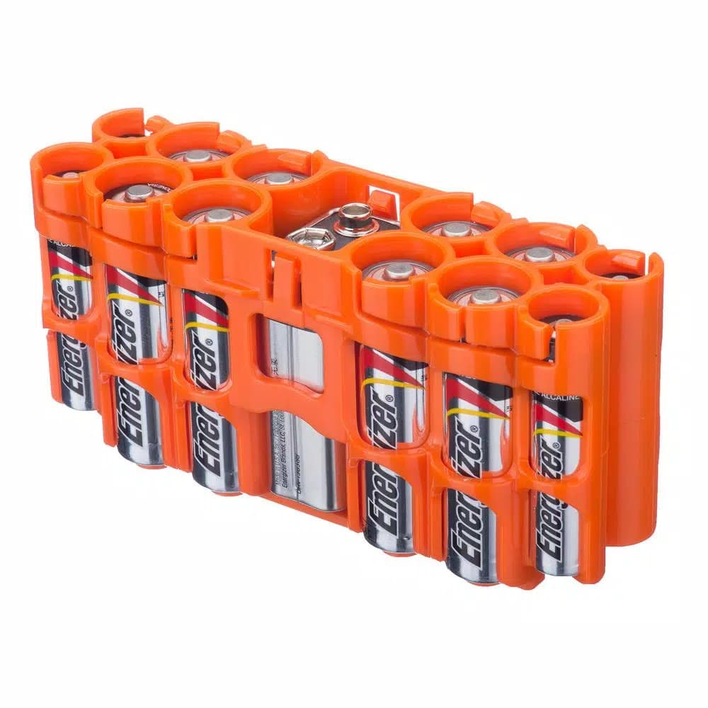 Storacell by Powerpax A9 Battery Organizer and Dispenser - Holds AA, AAA, and 9V