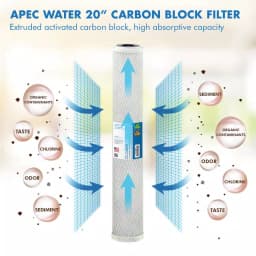 APEC Water Systems 20 in. x 2.5 in. High Capacity Extruded Carbon Pre-Filter thumbnail 2