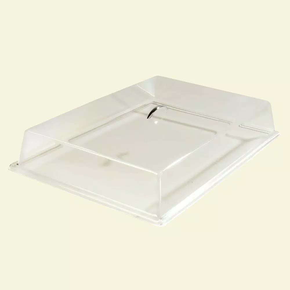 Carlisle Clear Acrylic Pastry Tray Cover, 16.62 x 24.27 x 4 in., Fits Standard 18x26 Sheet Pan