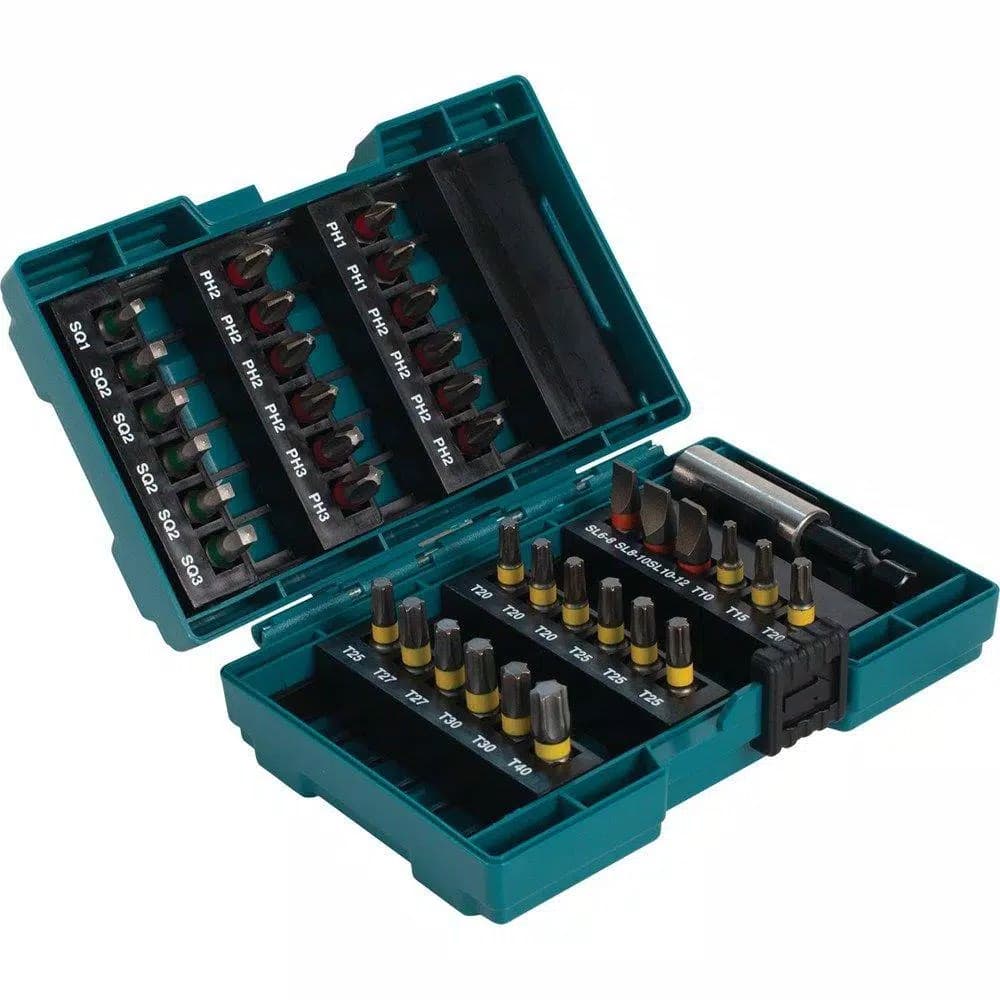 Makita 66-Piece Steel Contractor Bit Set with Modular Storage Case