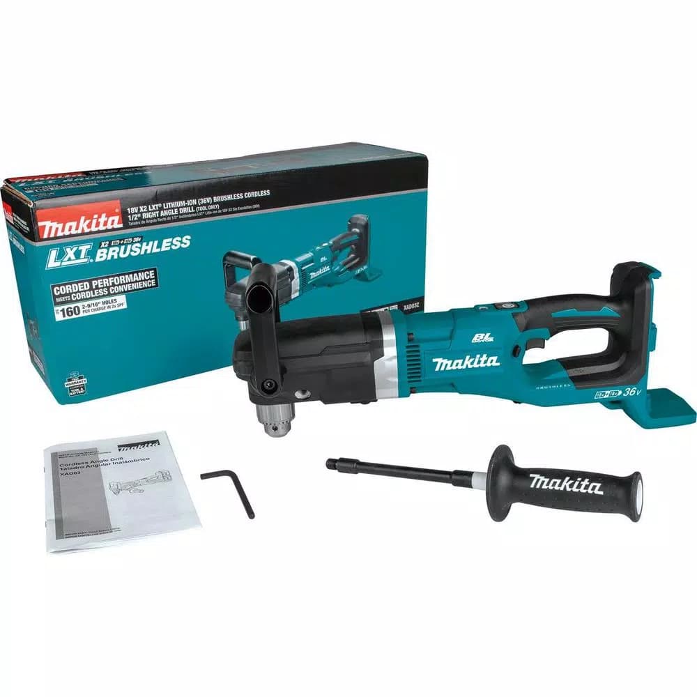 Makita 18V X2 LXT Brushless Cordless 1/2 in. Right Angle Drill (Tool-Only)