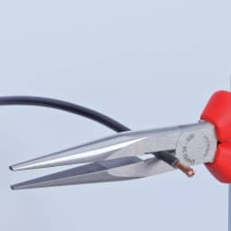 Knipex 8 in. Long Nose Side Cutting Pliers, Forged Vanadium Steel, 61 HRC Cutting Edge thumbnail 2