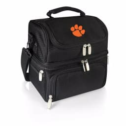 ONIVA Pranzo Clemson Tigers Black Insulated Lunch Bag with Cutlery Set thumbnail 1