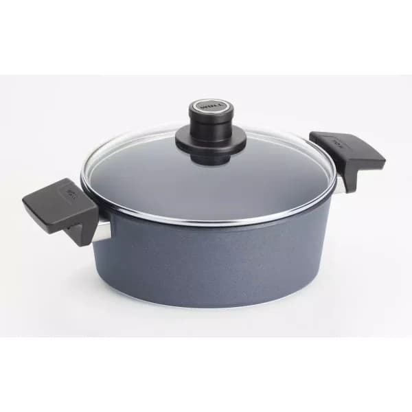 Woll Professional 4.2 Qt. Cast Aluminum Non-Stick Casserole with Glass Lid