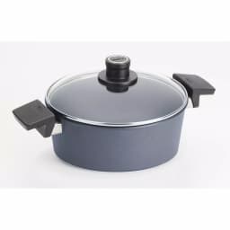 Woll Professional 4.2 Qt. Cast Aluminum Non-Stick Casserole with Glass Lid thumbnail 1
