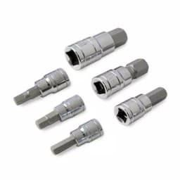 Stark Metric MM Pro-Grade 13-Piece Hex Bit Socket Set, S2 Steel & Cr-V Alloy thumbnail 5