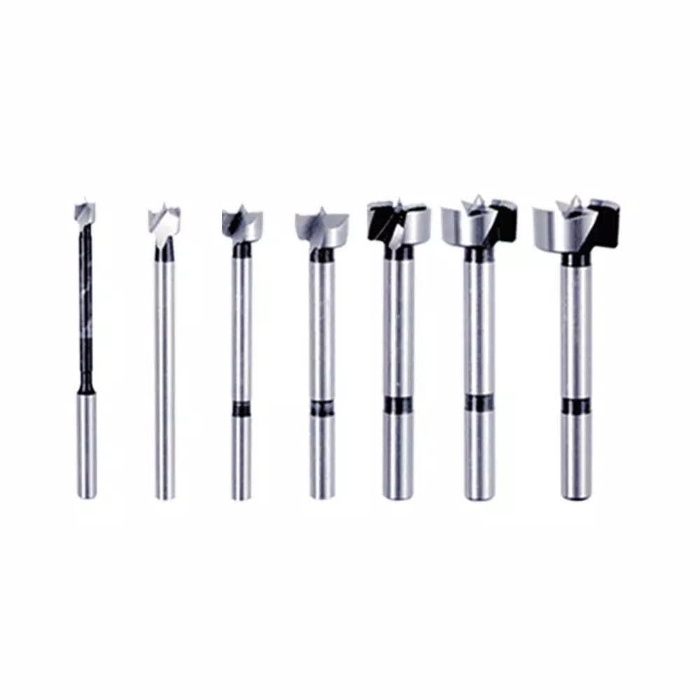 Diablo 7-Piece High Speed Steel Forstner Bit Set with Wood Case