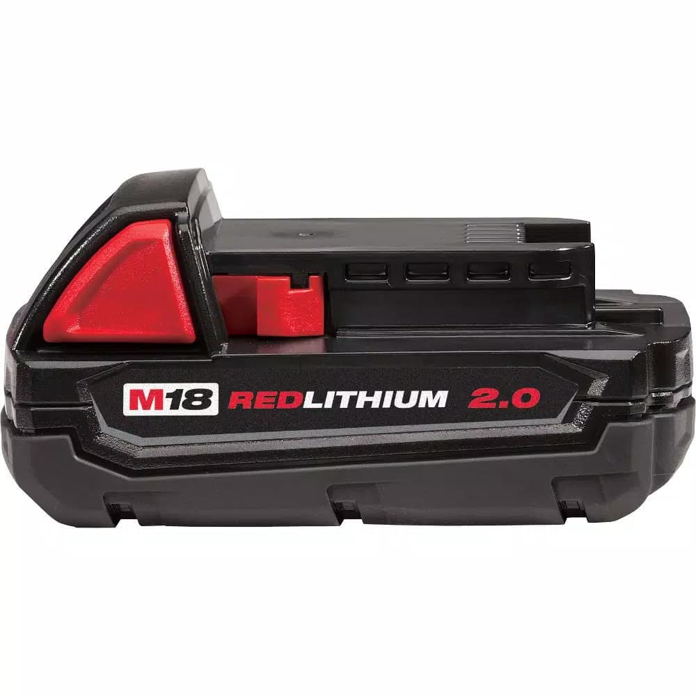 Milwaukee M18 REDLITHIUM 2.0 18V 2.0Ah Compact Lithium-Ion Battery Pack (8-Pack)