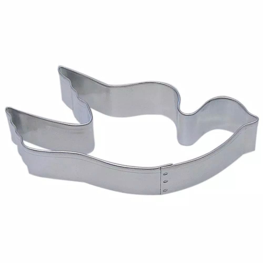 CybrTrayd-R&M 12-Piece Flying Dove Tinplated Steel Cookie Cutter Set with Recipe
