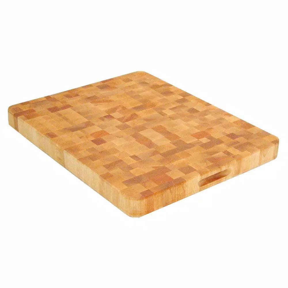 Catskill Craftsmen End-Grain Hardwood Cutting Board, 2 in. Thick Yellow Birch Chopping Block
