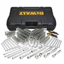 DEWALT 204-Piece Mechanics Tool Set with Ratchets and Sockets thumbnail 1