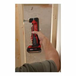 Milwaukee M18 18V Lithium-Ion Cordless 3/8 in. Right Angle Drill Kit with 1.5Ah Battery, Charger, and Hard Case thumbnail 7