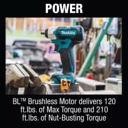 Makita 12V MAX CXT Brushless 3/8 in. Square Drive Cordless Impact Wrench, Tool Only thumbnail 8