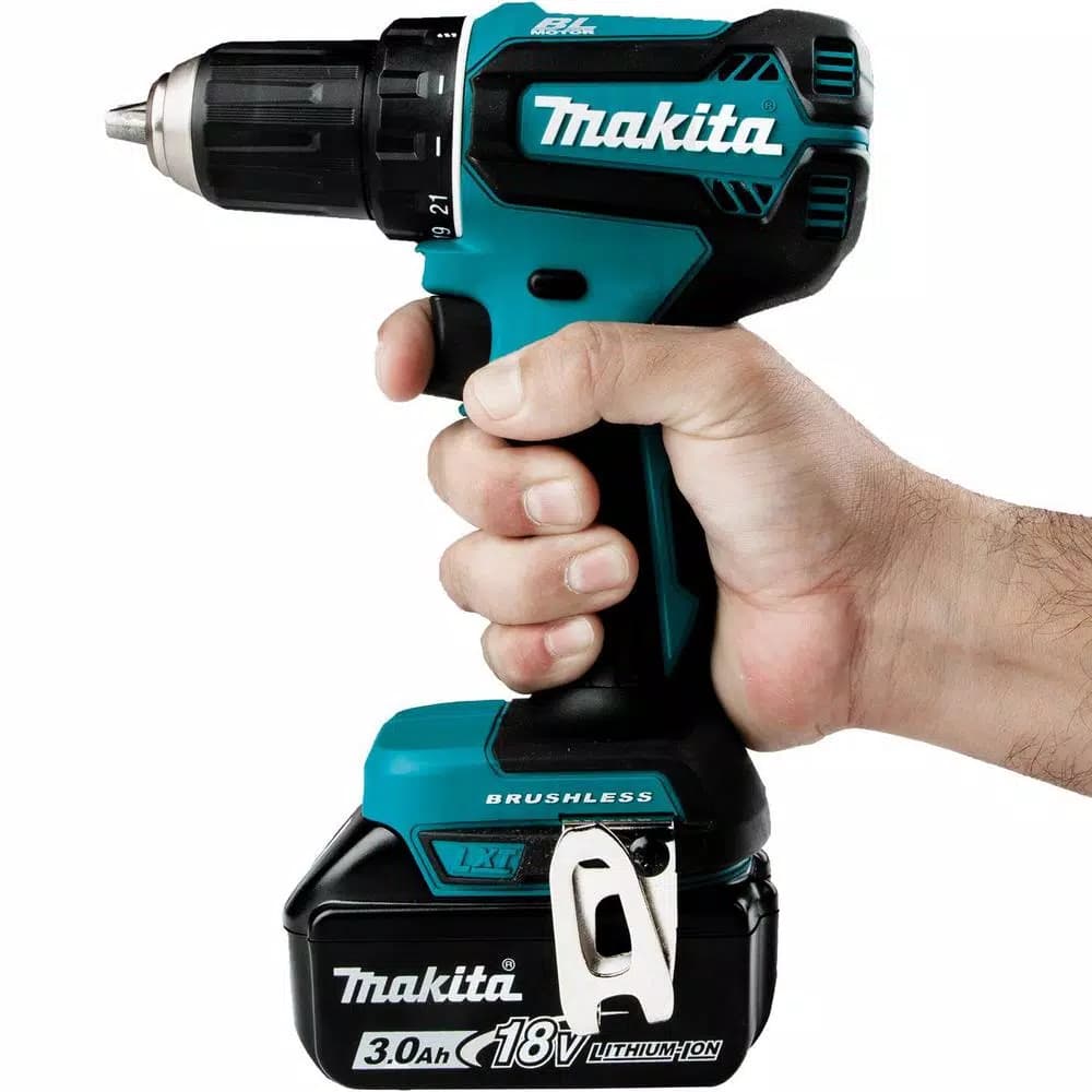 Makita 18V LXT Brushless Cordless 2-Piece Combo Kit with 3.0Ah Batteries, Drill/Driver and Impact Driver
