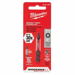 Milwaukee SHOCKWAVE 2 in. T15 Torx Impact Power Bit thumbnail 3