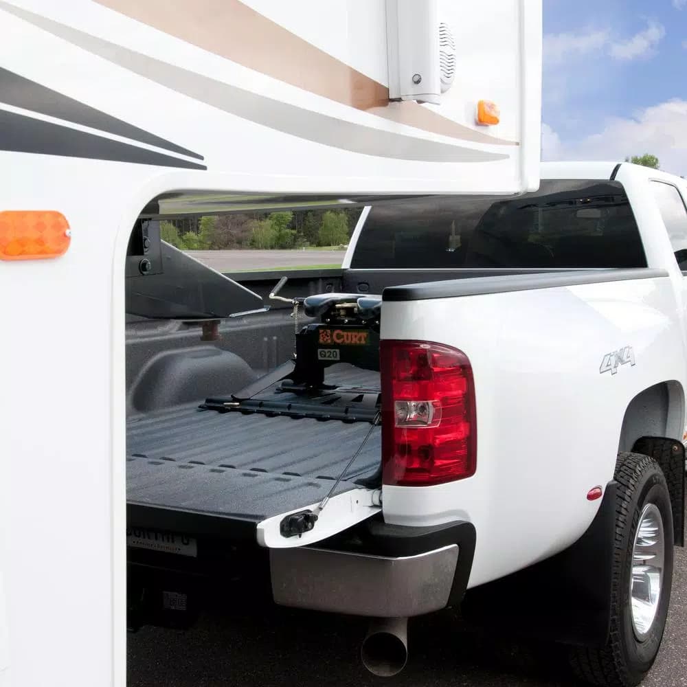 CURT X5 Gooseneck-to-5th-Wheel Adapter Plate for Double Lock EZr