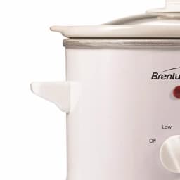 Brentwood Appliances SC-115W 1.5 Qt. Slow Cooker, White thumbnail 2