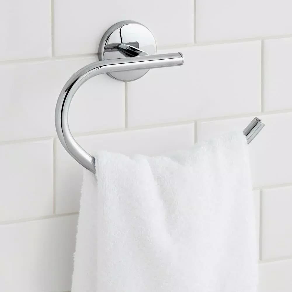Glacier Bay Dorset Chrome Hand Towel Ring