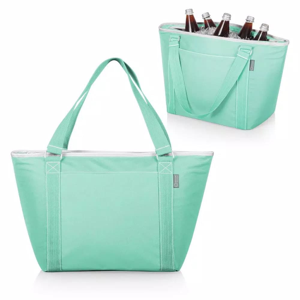 Picnic Time Topanga 9 Qt. Teal Insulated Cooler Tote Bag