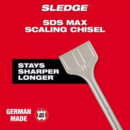 Milwaukee 3 in. x 12 in. SDS-Max SLEDGE Steel Scaling Chisel thumbnail 4