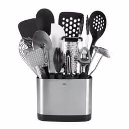 OXO Good Grips 15-Piece Everyday Kitchen Tool Set with Stainless Steel Utensil Holder thumbnail 1
