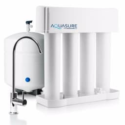 Aquasure Premier Series 75 GPD Reverse Osmosis Water Filtration System with Chrome Faucet thumbnail 1