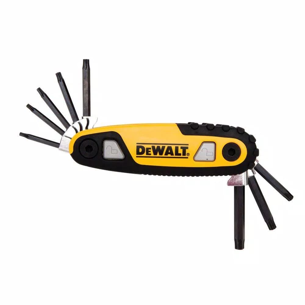 DEWALT Star Locking Hex Key Set, 8-Piece Heavy-Duty Hand Tool Set