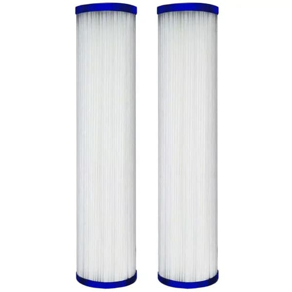 DuPont Pleated Poly Whole House Water Filter Cartridge, 10 in. Universal Fit (2-Pack)
