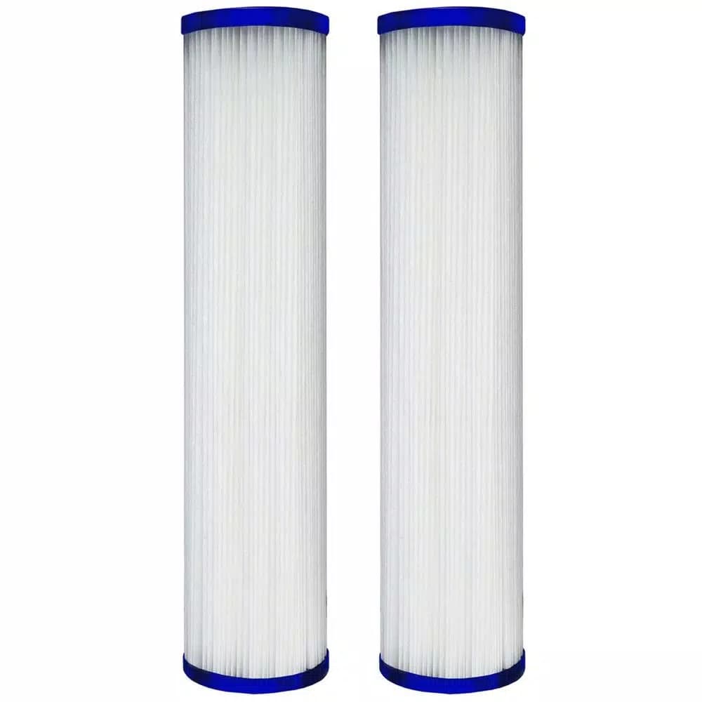 DuPont Pleated Poly Whole House Water Filter Cartridge, 10 in. Universal Fit (2-Pack)